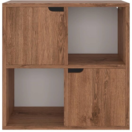 Βιβλιοθήκη VidaXL από Μοριοσανίδα 60x27,5x59.5 cm - Καφέ image 3