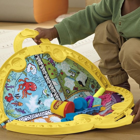 Hasbro Play-Doh Fold n Go Playmat 33x23x7cm (F9143) image 4