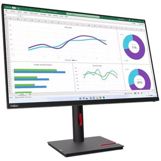 Lenovo ThinkVision T32H-30 Monitor 31.5'' QHD IPS Flat 60Hz 6ms image 1