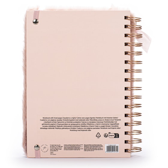Σημειωματάριο Tri-Coastal Ριγέ Ροζ image 3