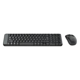 Logitech MK220 Ασύρματο Σετ Πληκτρολόγιο & Ποντίκι - Μαύρο (US)