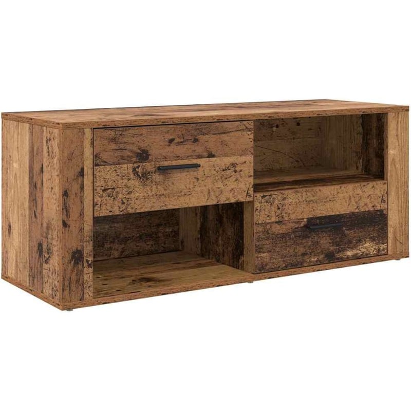 Έπιπλο Τηλεόρασης VidaXL 100 x 35 x 40 cm - Παλαιωμένο Ξύλο