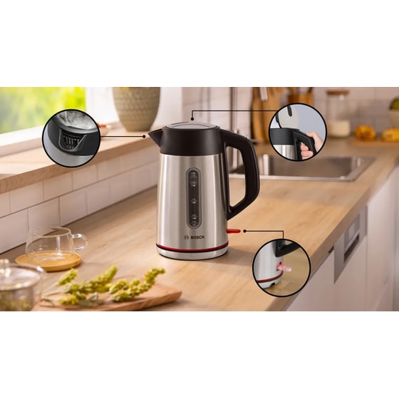 BOSCH MyMoment TWK5M440 2400 W 1.7 L Inox Βραστήρας image 3