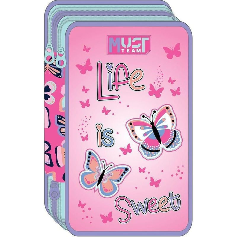 Κασετίνα Παραλληλόγραμμη Γεμάτη Must Team Life Is Sweet