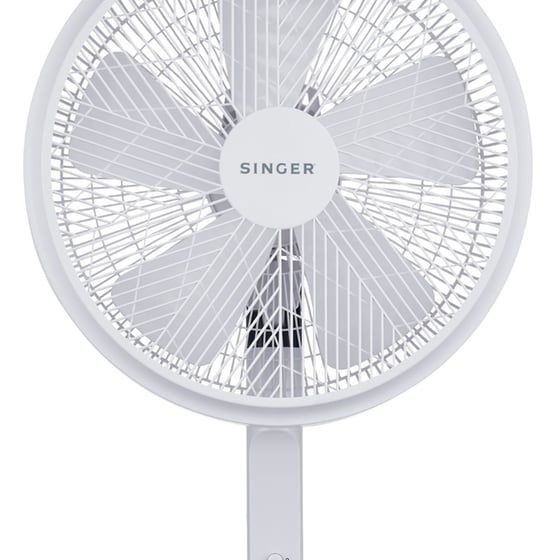 SINGER 7010/02WH Ανεμιστήρας Δαπέδου 55W 40cm image 3