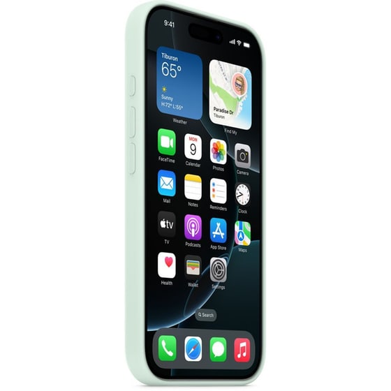 Θήκη Apple iPhone 16 Pro - Apple Silicone Case with MagSafe - Aquamarine image 1