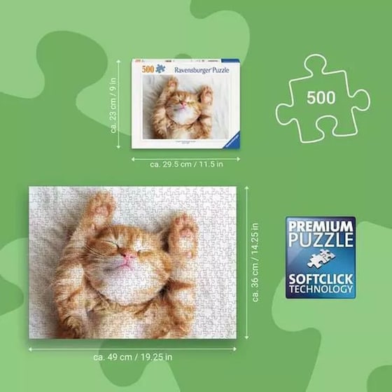 Παζλ Ravensburger Γατούλα (500 Κομμάτια) image 2
