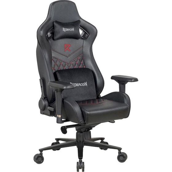 Καρέκλα Gaming Redragon C506 από Δερματίνη με Ρυθμιζόμενα Μπράτσα Μαύρη image 0