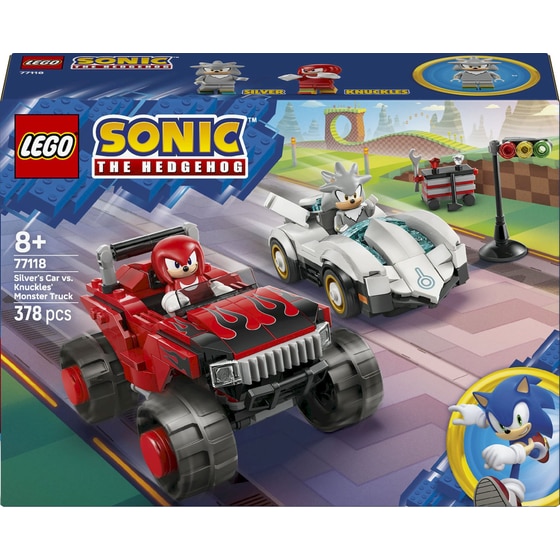 LEGO® Sonic the Hedgehog™ Αυτοκίνητο του Silver vs. Monster Truck του Knuckles (77118) image 0