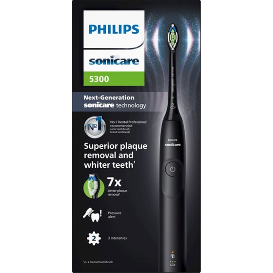 Ηλεκτρική Οδοντόβουρτσα PHILIPS Sonicare 5300 HX7101/01 - Μαύρο image 2