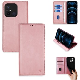 Θήκη Xiaomi Redmi 12C - Vintage Magnet Book Sonique - Ροζ Χρυσό