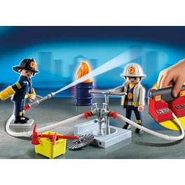 PLAYMOBIL® City Action Βαλιτσάκι Πυροσβέστες με αντλία νερού (5651)
