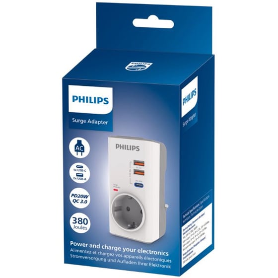 Μονόπριζο ασφαλείας Philips CHP8010W - Λευκό image 1