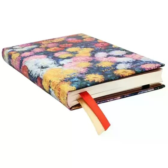 Ημερολόγιο Εβδομαδιαίο Paperblanks 2026 Mini Monet Chrysanthemum image 2
