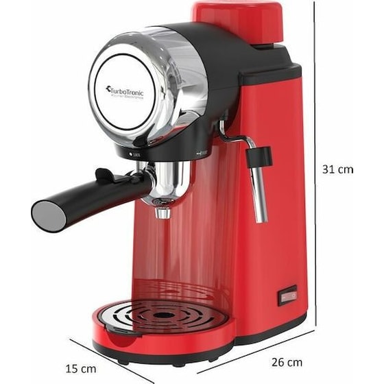 TURBOTRONIC TT-CM24 800W 3.5bar Μηχανή Espresso image 6