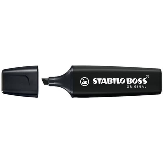 Μαρκαδόρος Υπογράμμισης Stabilo Boss 70/46 Black 2.0 mm image 2