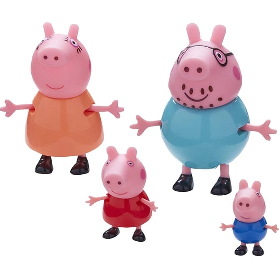 Φιγούρες Peppa Pig Οικογένεια (4 Σχέδια) image 1