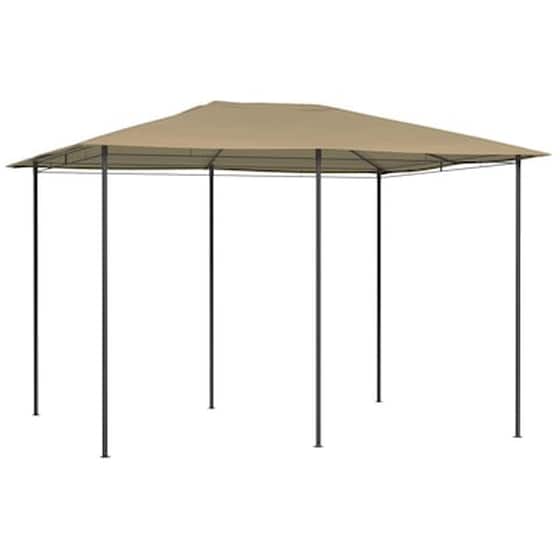 Κιόσκι Vidaxl Ατσάλι 3x4x2.6m - Taupe image 0