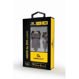 Cablexpert Hdmi To Dvi Cable Premium Series 4k 1,8m Retail Pack
