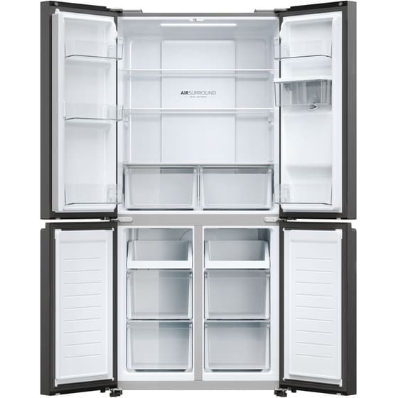 HAIER HCR3818EWPT Total No Frost 463 Lt Μαύρο Ψυγείο Ντουλάπα image 2
