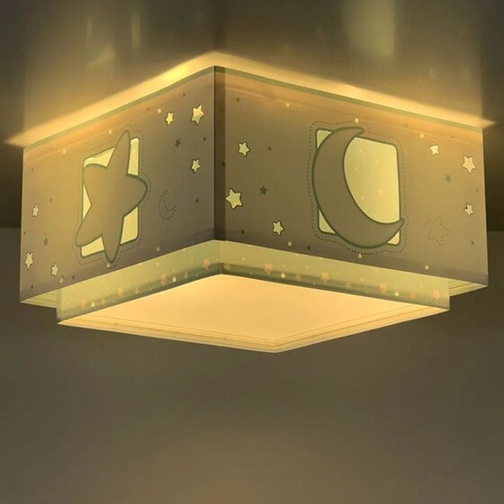 Παιδικό Φωτιστικό Οροφής Ango Moonlight Green Πλαφονιέρα 63236H - Πράσινο image 4