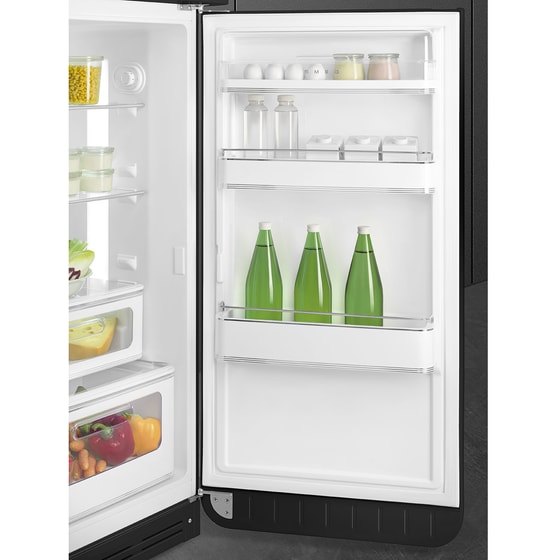 SMEG FAB30RBL5 294 Lt Μαύρο Δίπορτο Ψυγείο image 7
