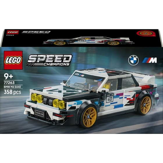 LEGO® Speed Champions BMW M3 (E30) Toy Car Kit (77263) image 0
