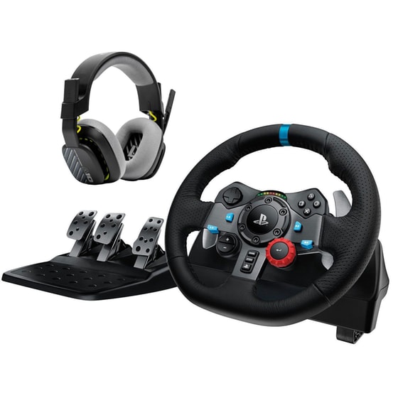 Logitech G G29 Driving Force Τιμονιέρα με Πετάλια & Headset ASTRO A10 Bundle για PS5, PS4 image 0