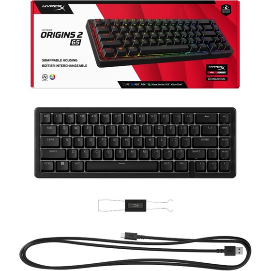HyperX Origins 2 65 Gaming Πληκτρολόγιο - Black image 3