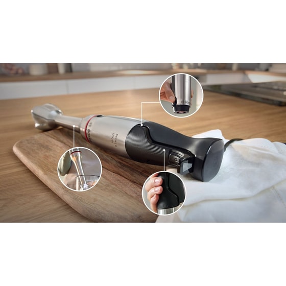 Ραβδομπλέντερ BOSCH Serie 6 MSM6M831 1200 W Ασημί image 2