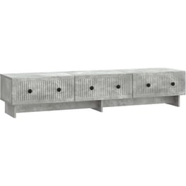 Έπιπλο Τηλεόρασης VidaXL 147x34.5x30 cm - Γκρι Σκυροδέματος