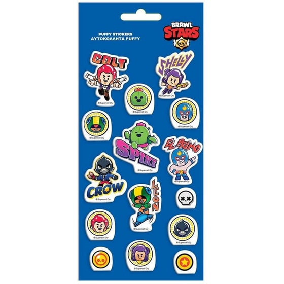 Αυτοκόλλητα Διακάκης Puffy Brawl Stars image 0