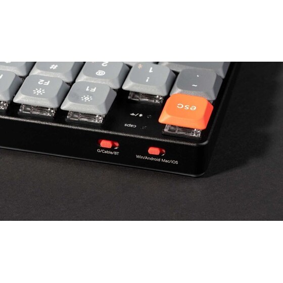 Keychron K5MH3 Gaming Ασύρματο Μηχανικό Πληκτρολόγιο RGB Μαύρο (US) image 4