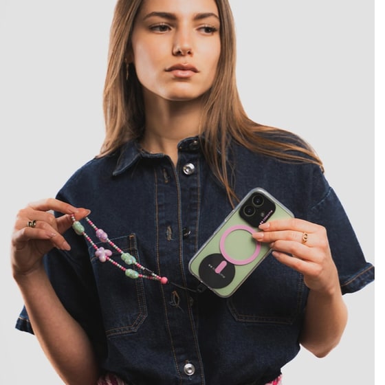 Case&Me Bijoux Bracelet Λουράκι Καρπού για Universal smartphone - Butterfly 1 image 1