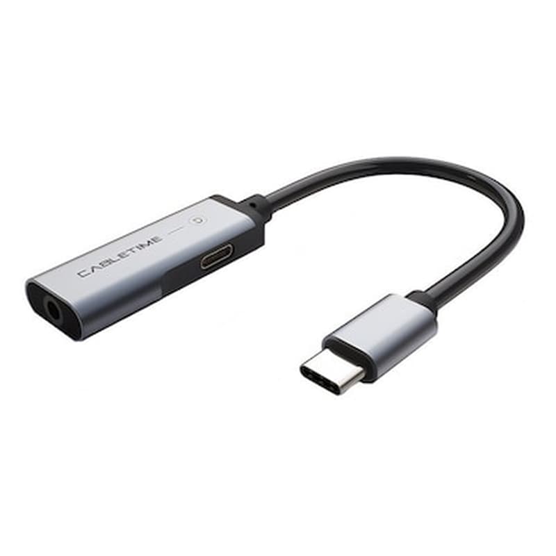 CABLETIME Αντάπτορας Cabletime USB-C Male σε 3.5mm / USB-C Female