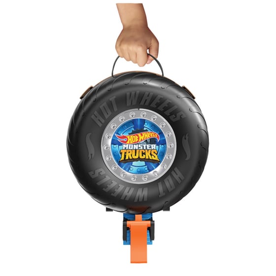 Mattel Hot Wheels Monster Trucks Σετ Παιχνιδιού Πίστα Σούπερ Ρόδα (GVK48) image 1