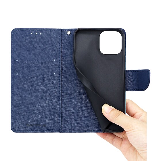 Θήκη Apple iPhone 14 Pro Max - Sonique Trend Book - Βεραμάν/Σκούρο Μπλε image 3