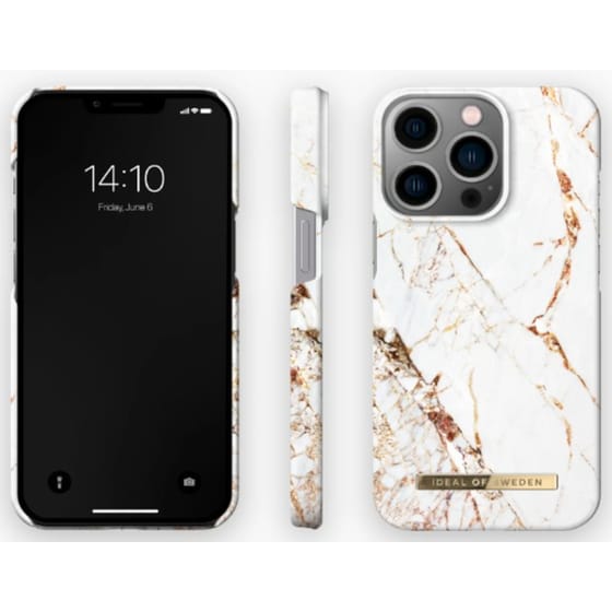 Θήκη Apple iPhone 14 Pro - iDeal of Sweden Fashion - Carrara Gold image 1
