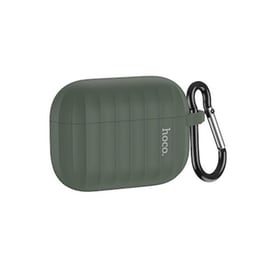 Θήκη Ακουστικών Hoco WB20 Fenix Liquid Silicone για Apple AirPods Pro - Σκούρο Πράσινο