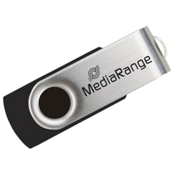 MediaRange 4GB USB 2.0 Stick Ασημί image 0