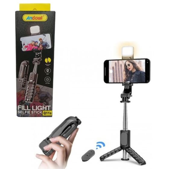 Selfie Stick Andowl Q11S - Μαυρό image 1