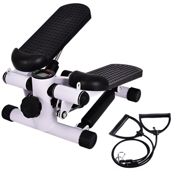 Mini Stepper Level-s Ryd-006 με Λάστιχα Εκγύμνασης - Λευκό/Μαύρο image 0