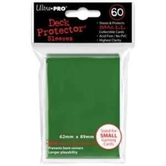 Ultra Pro - Small 60 Sleeves Solid Green (rem82966) image 0