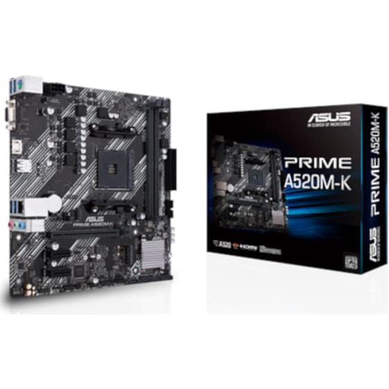 Asus Prime A520m-k ,am4 ,matx image 0
