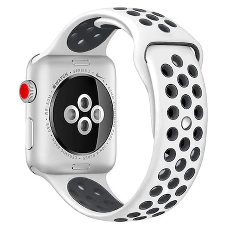 Λουράκι Kakapi Sport Silicone για Apple Watch 38/40/41mm – Λευκό