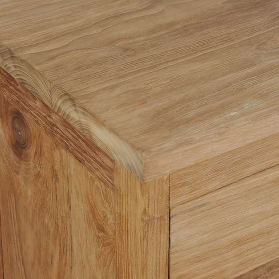Κομοδίνο Vidaxl Από Μασίφ Ξύλο Teak 40x30x50 cm - Φυσικό image 3