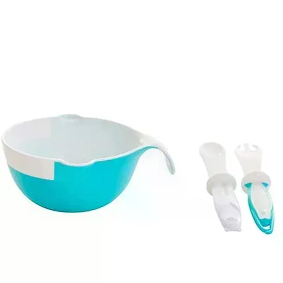 Σετ Φαγητού Baby To Love Whale Μπλε image 0