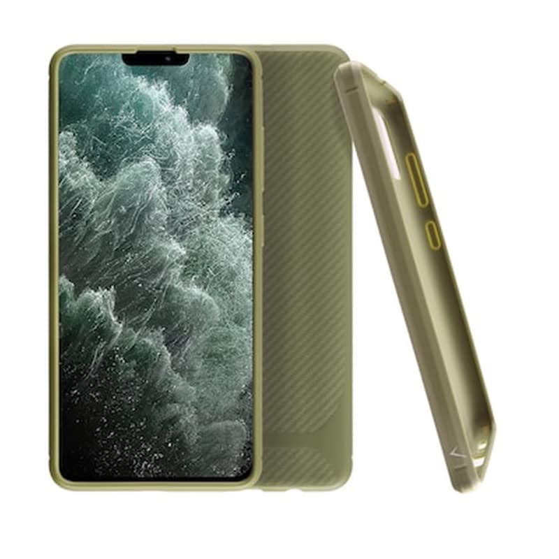 IDOL 1991 Θήκη Apple iPhone 12 Pro Max - Volte-tel Carbon Rugged Camera Protective - Army Green