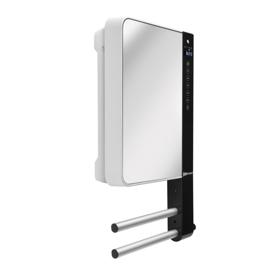 RADIALIGHT WINDY VISIO 1800 W Ασημί Αερόθερμο Μπάνιου image 2