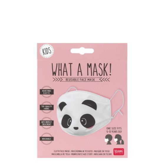 Legami Maba0003 Μάσκα Διπλής Όψης Παιδική Panda image 0